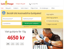 Tablet Screenshot of guldpengar.se